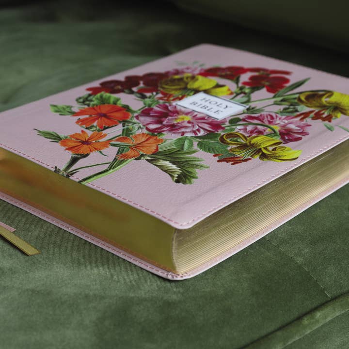 HarperCollins Christian Publishing - Wholesale Religion - NIV Artisan Collection Bible Leathersoft Blush Floral5