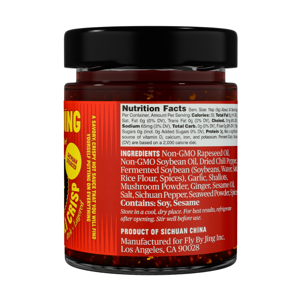 Fly By Jing – wholesale Stark sås – Original Sichuan Chili Crisp9