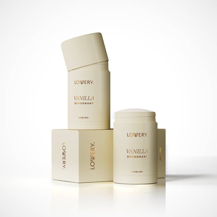 Lovery – wholesale Deodorant – Women's – Vanilla Deodorant Stick 24 Hour Odor Control, 2.6oz6