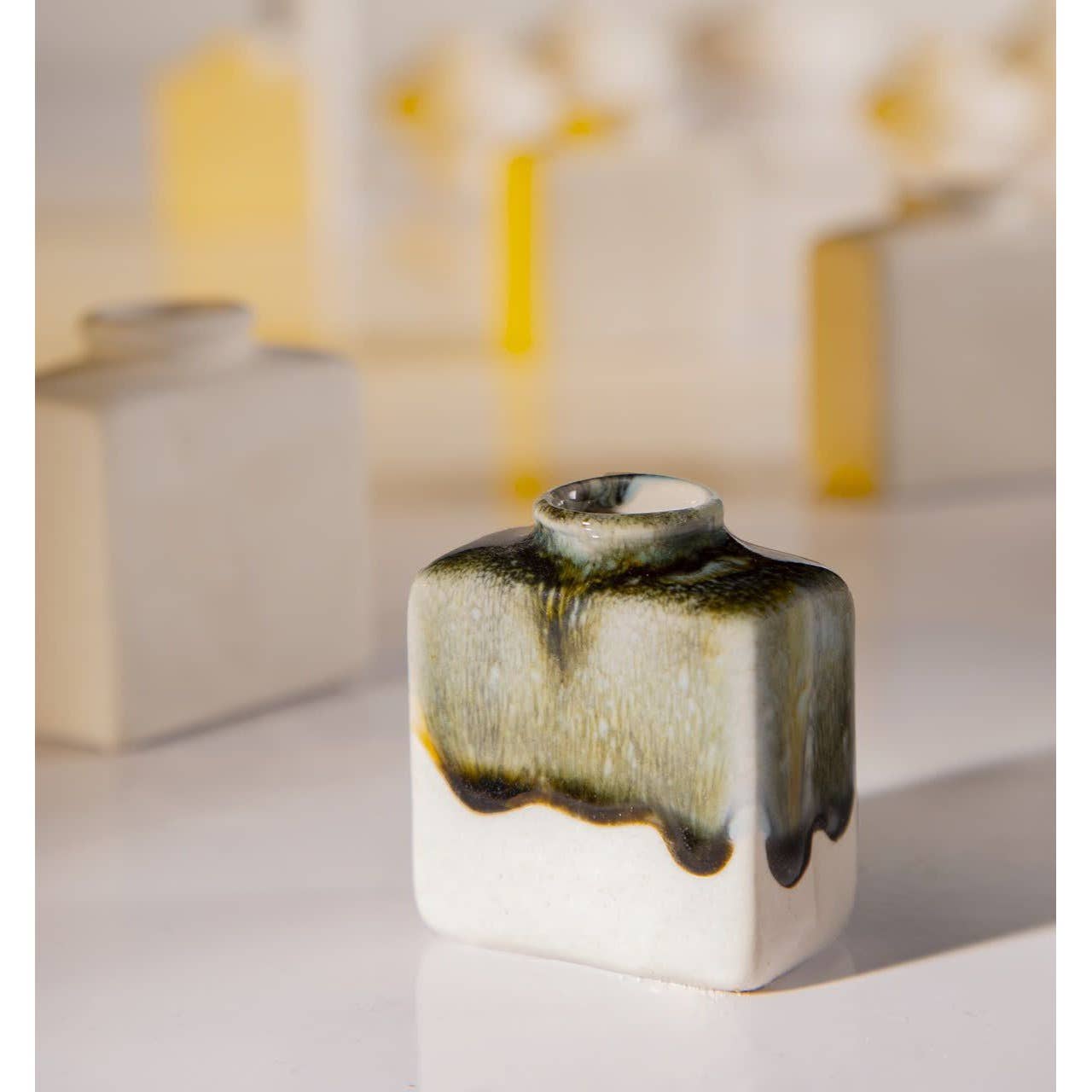 Jorbo Collection - Wholesale Vase - Mini Vintage Square Vase1