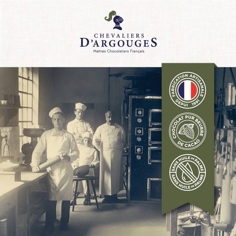 Chevaliers d'Argouges - Wholesale Chocolate Box - BALLOTIN CITRONETTES - DARK CHOCOLATE5
