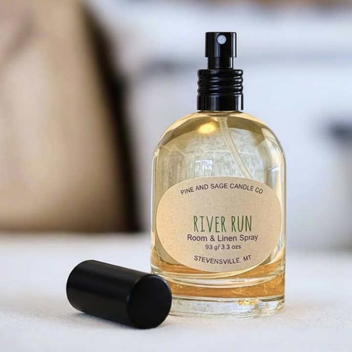 Room and Linen Spray-River Run for wholesale by Pine and Sage Candles