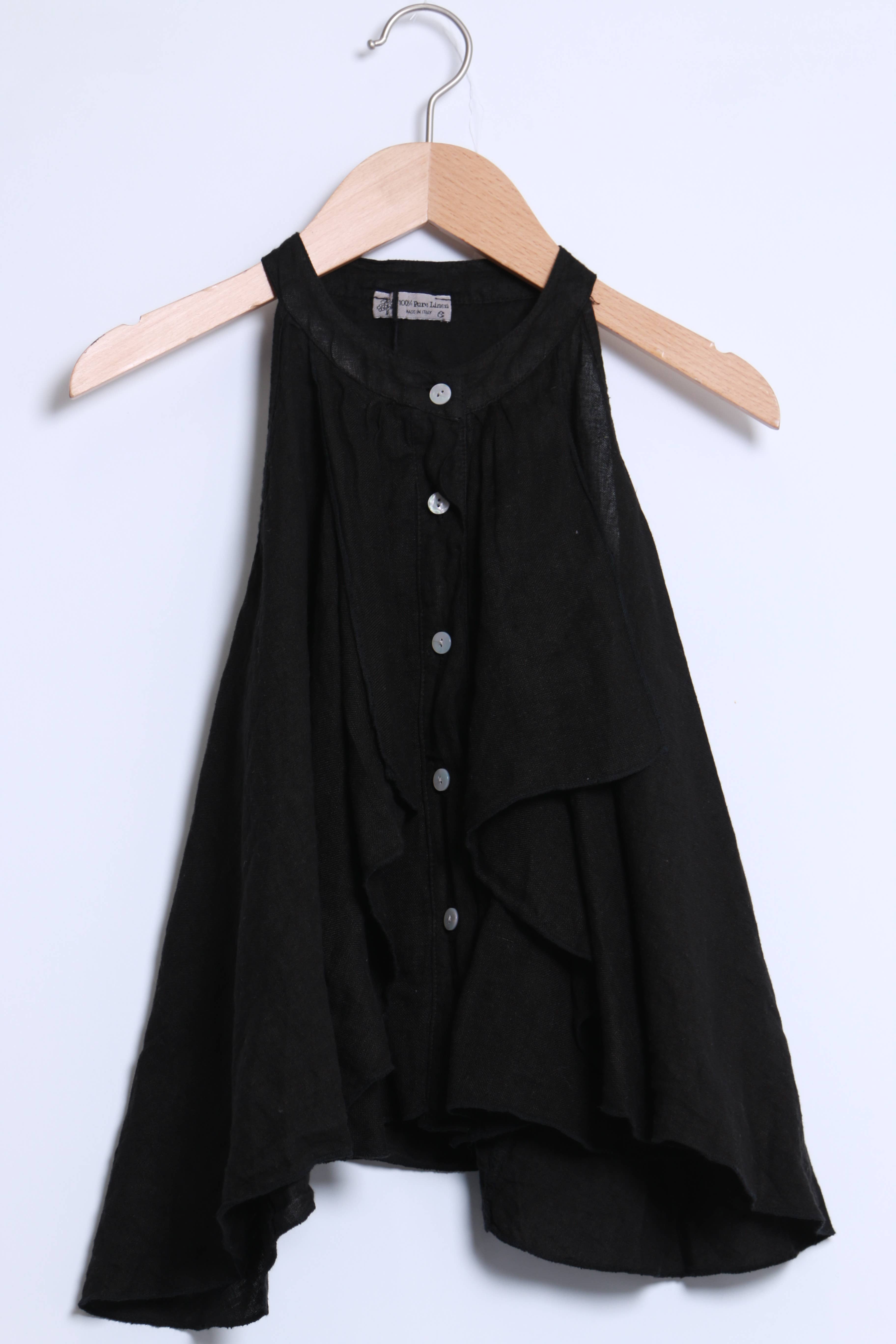 Shyloh - Wholesale Button Down Shirt - Women's - Ruffled linen top 1581912