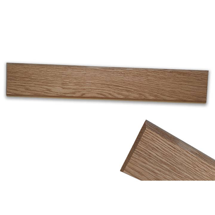 Blank plade af hårdttræ (0,5x24x4 tommer), rektangel indbygget, affaset for engroshandel hos Wild Woodworker