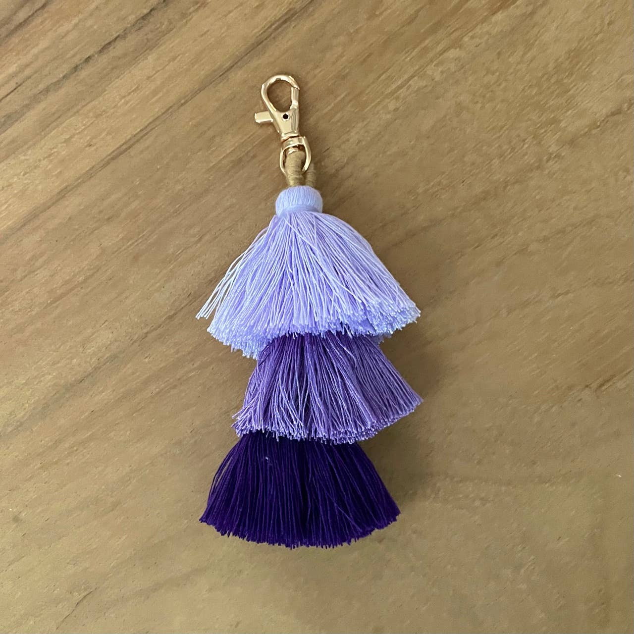 Palmy Pineapple - Wholesale Keychain - Women's - 3 Tiered Large Ombre Tassel with Clasp28