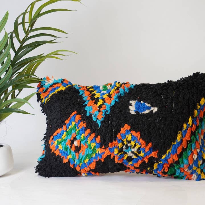 Coco Carpets – Großhandel Zierkissen – DiamondBack Bohemian Kissen 14 „x24" (Wolle)