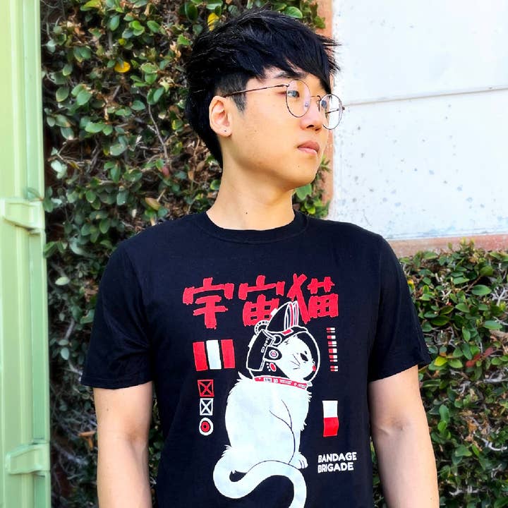 T-shirt Space Cat pour la vente par Bandage Brigade