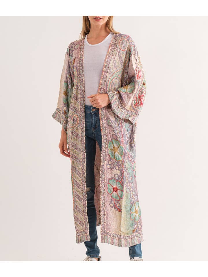 Raj Trading & Imports (USA) Inc. - Wholesale Kimono - Women's - Marley Thick Stitch Duster2