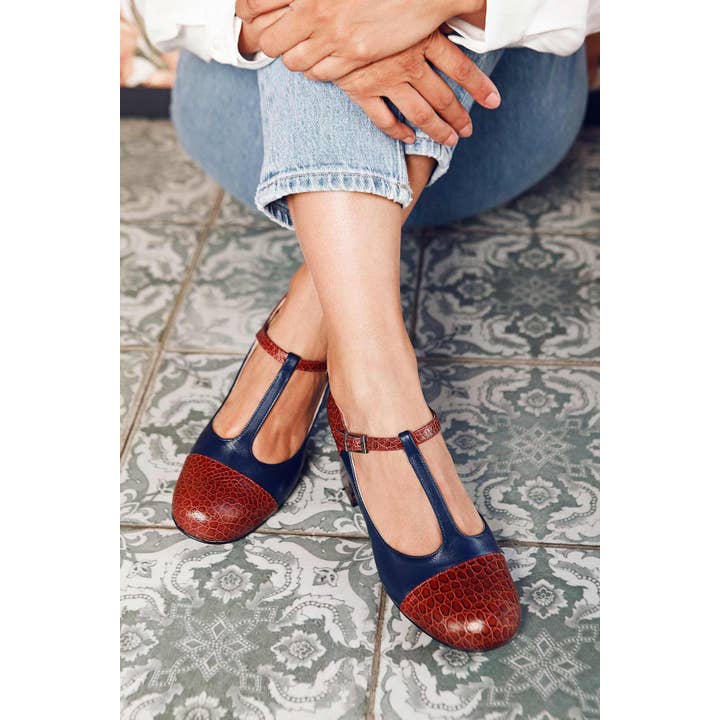 Adela T-Strap for wholesale by EVA / MULIER