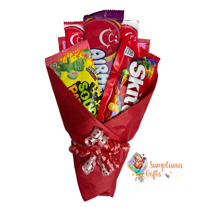 Handheld Candy Bouquet for wholesale by Sumptuous Gifts