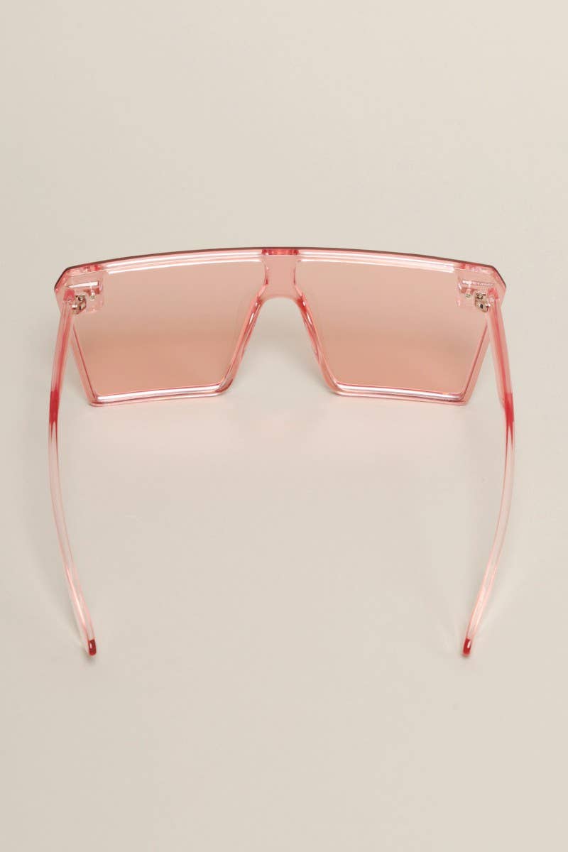 12 VERSCHILLENDE KLEUREN Uniseks transparante zonnebril met platte bovenkant voor groothandel op Faire11