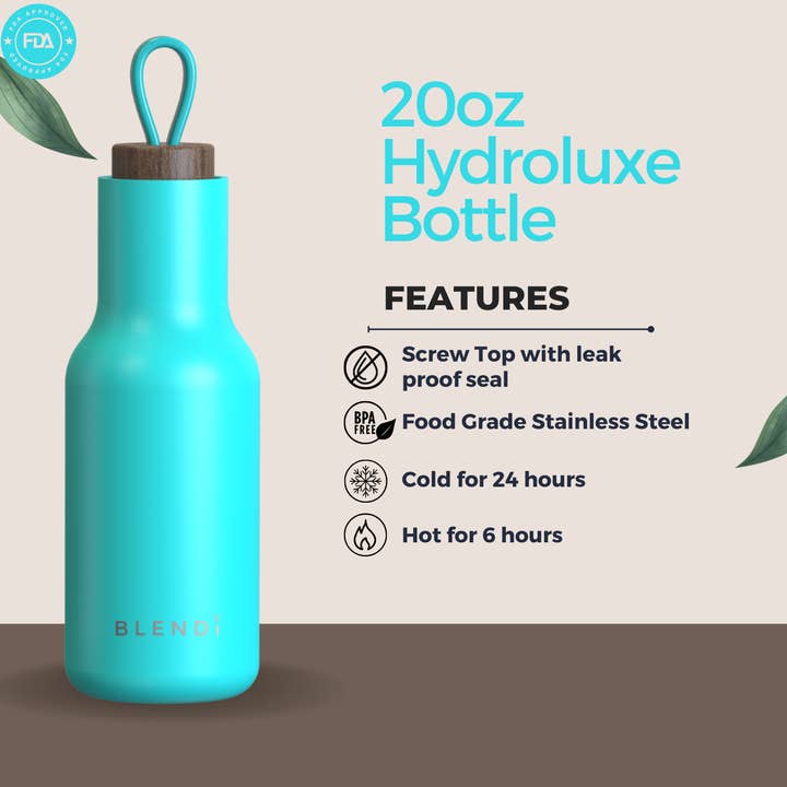 BLENDi - Wholesale Water Bottle - 20oz Stylish Design Tumbler-4 Colors5