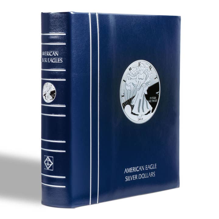 VISTA American Eagle Silver Dollars coin album with slipcase for wholesale by Lighthouse