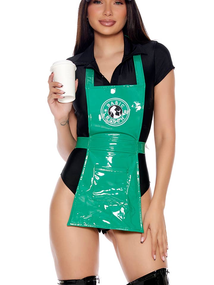 Multicolor Hot Or Iced? Sexy Barista Costume for wholesale on Faire