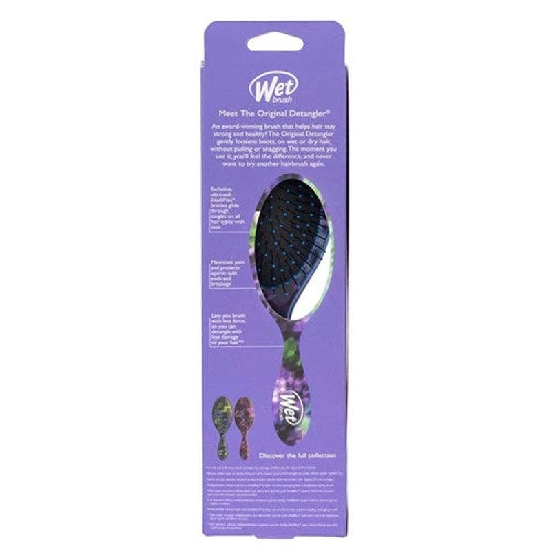 Beauty Goddess – wholesale Hair brush/comb – Wet Brush Swirling Stars Original Detangler Wild Violet3
