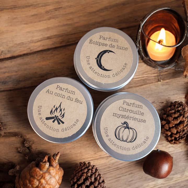 Une attention délicate - Wholesale Travel Candles - Fall mini candles