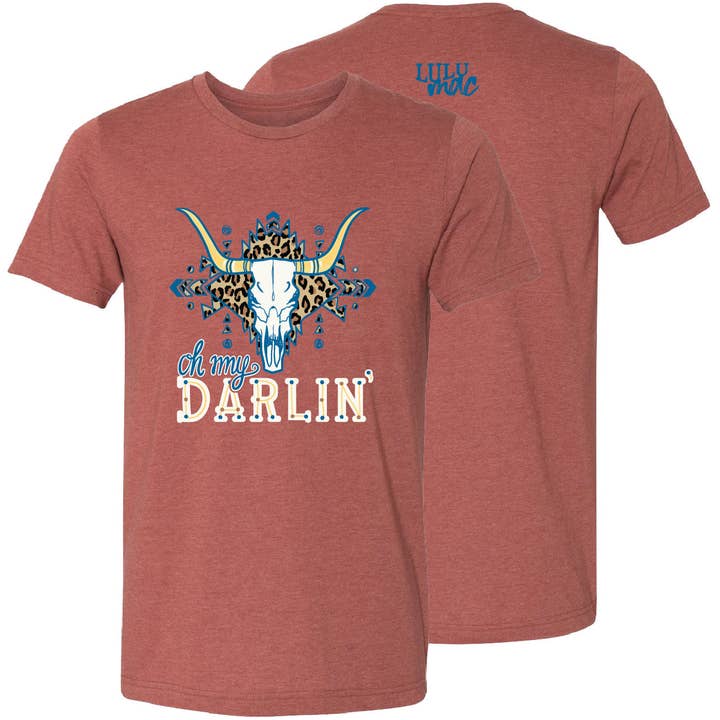 Lulu Mac 113 Western Leopard-SS Heather Clay for wholesale by Girlie Girl Originals