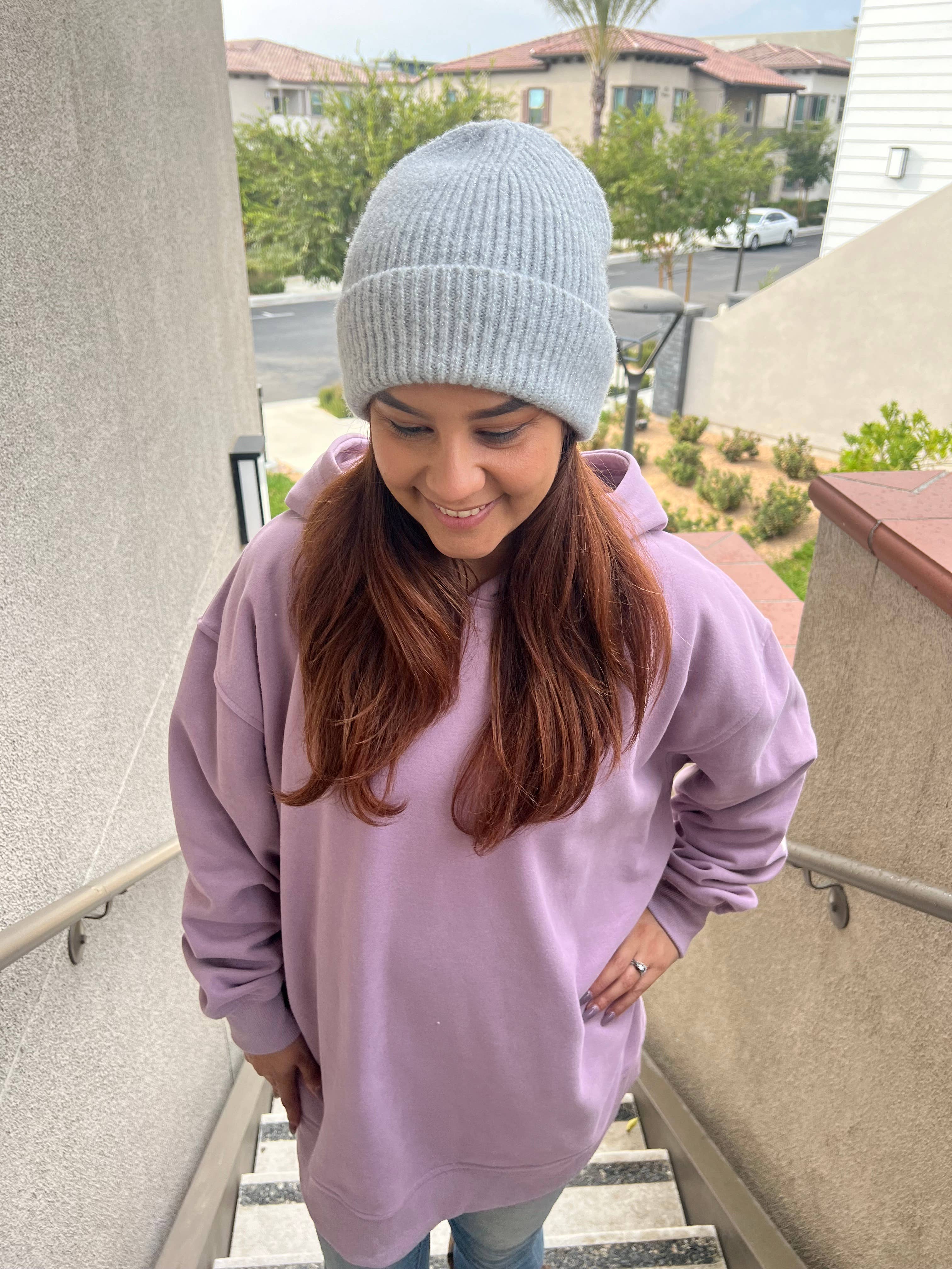 Justin & Taylor – Engroshandel Beanie - Dame – Rich Luxe hue med lurex-detaljer20