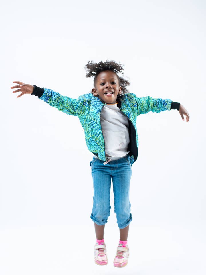 'Splash Splash' kids jacket for wholesale by mikono.africa UG