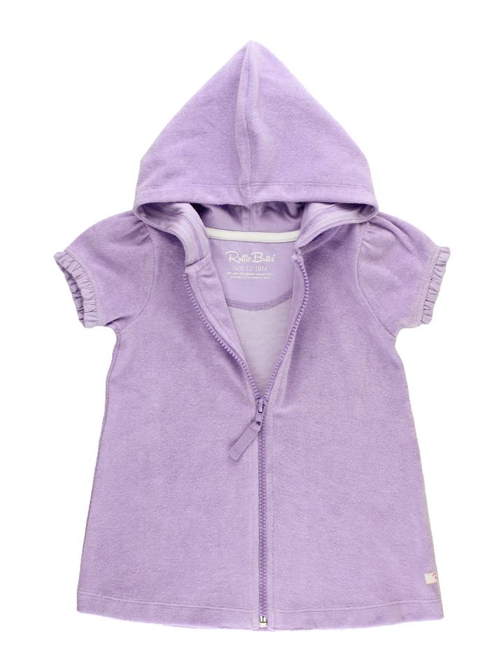 Violet Combinaison à capuche en éponge lavande pour filles en vente sur Faire4