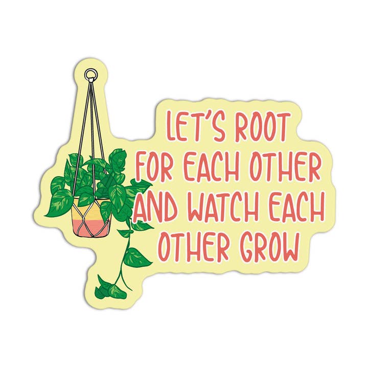 Lasst uns füreinander da sein Garten Gartenarbeit Aufkleber für den Großhandel von Girls Printing House