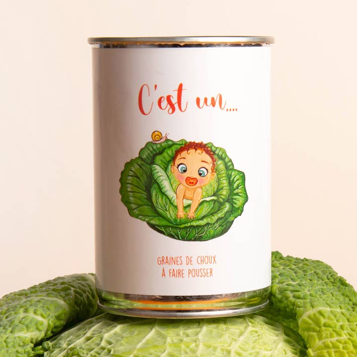 Kit de siembra «Es un...» fabricado en Francia para venta al por mayor de MauvaisesGraines