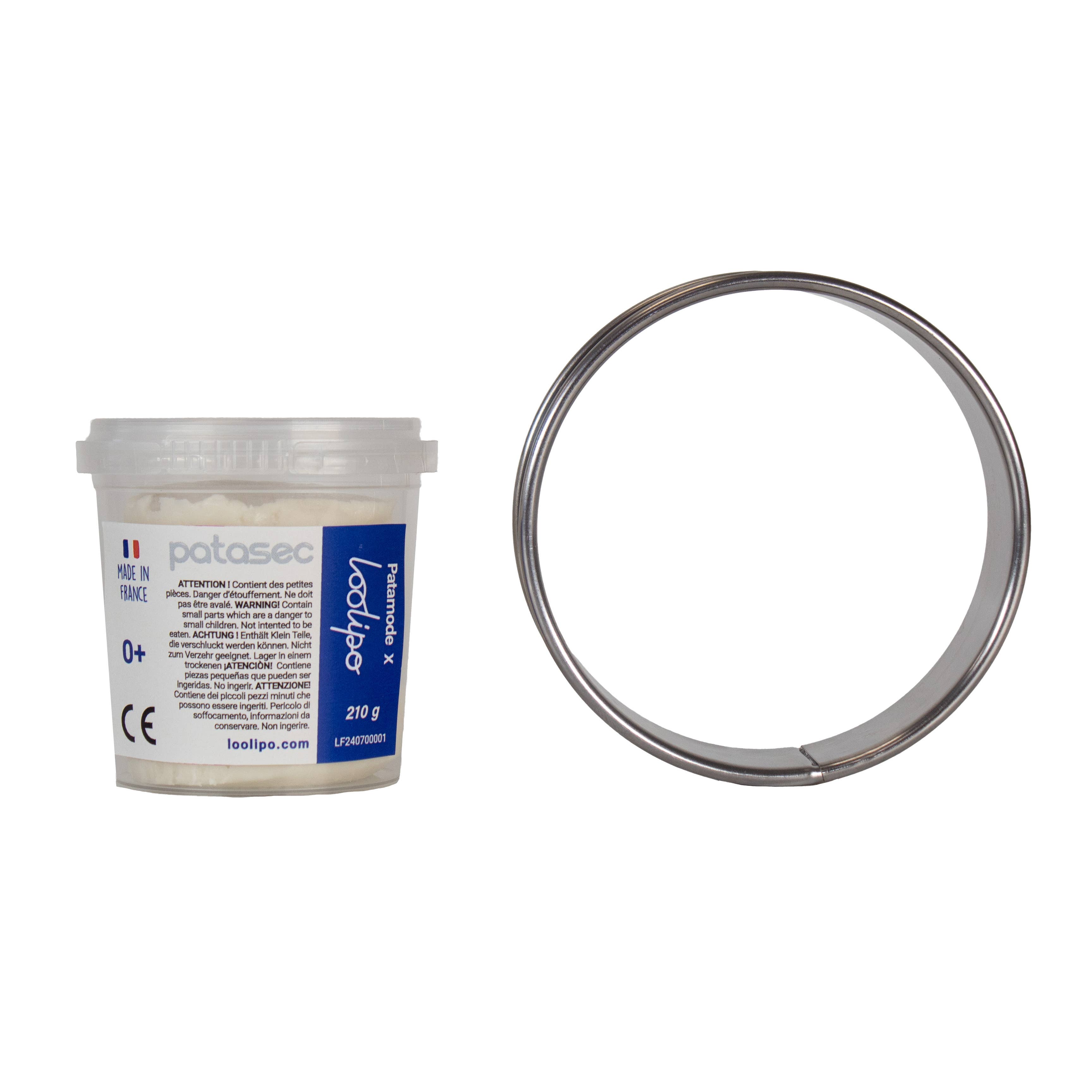 LOOLIPO - Vendita all'ingrosso Kit per lavoretti fai da te - Bambini - Kit per impronte con vasetto da 210 g di argilla bianca autoindurente2