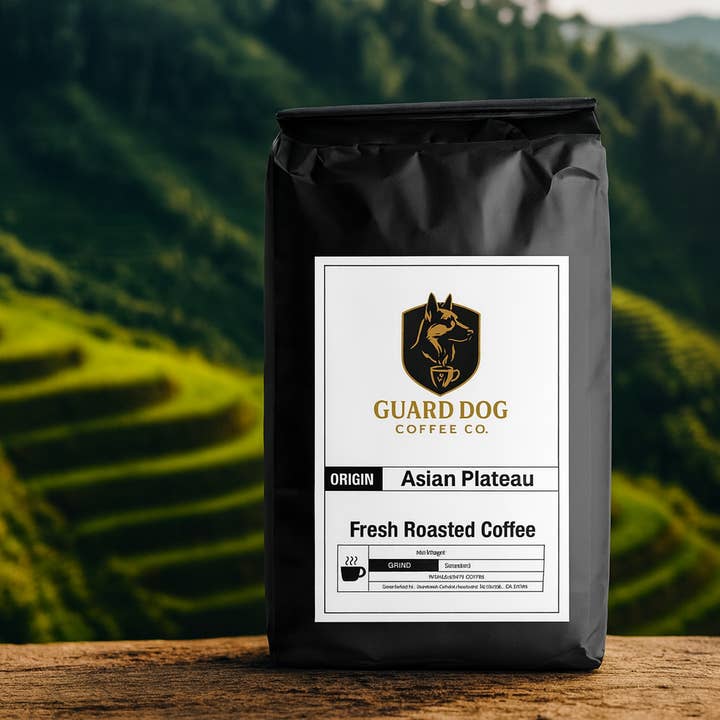 Mélange du plateau asiatique pour la vente par Guard Dog Coffee