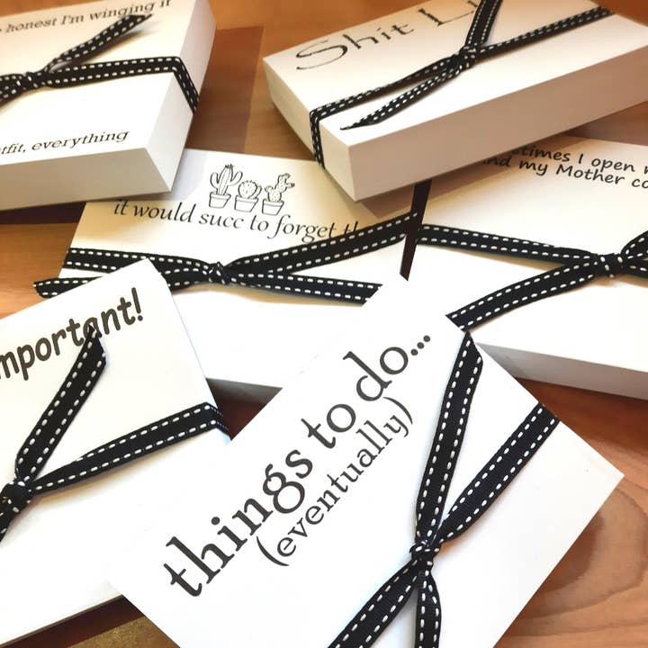 Geez Louise Goods - Wholesale Notepad - Succ to forget note pad1