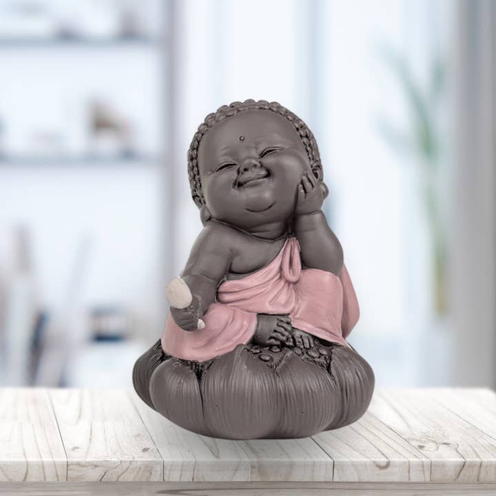 Zen'Arôme - Wholesale Decorative Figurine - Buddha Contemplation Statuette - Zen Decor and Good Luck Charm6