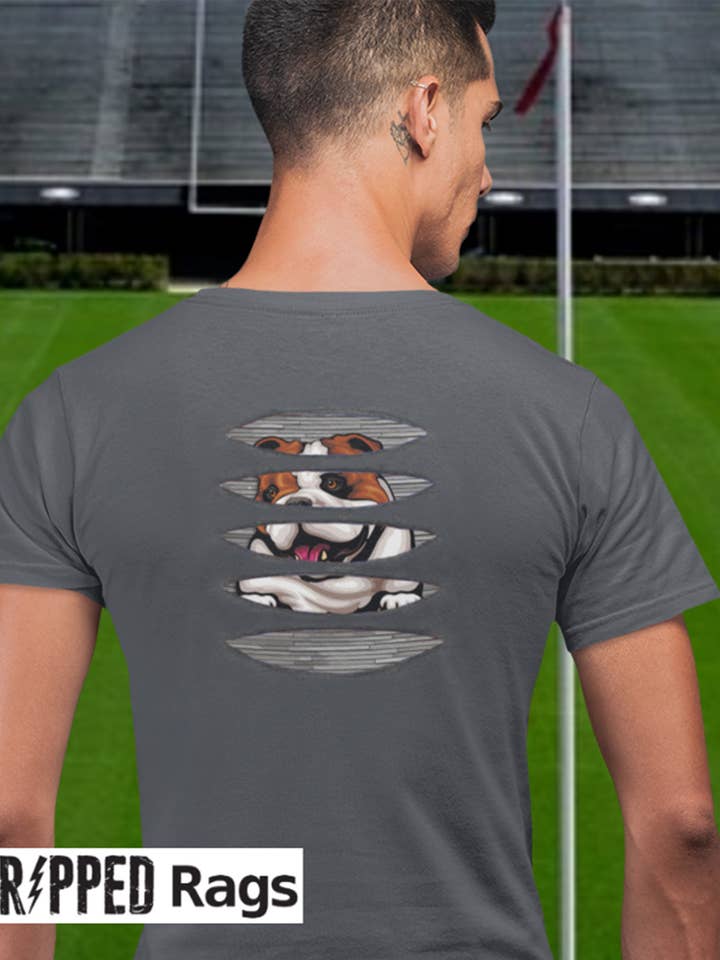 Beefy Bulldog Ripped T-shirt for wholesale by Ripped Rags