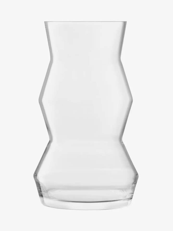 Sculpt Vase/Lantern H36cm Clear for wholesale by LSA International