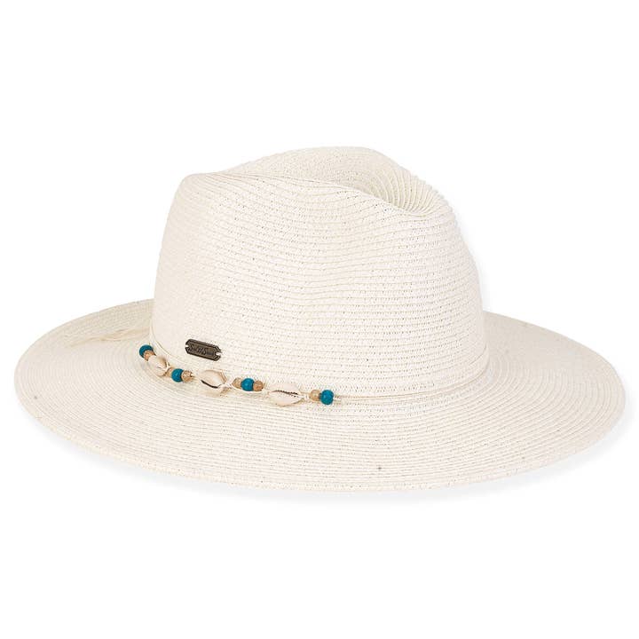 Ivory, Paper Straw Safari, Brim 3.25" for wholesale by Headwear & Handbag Collections by Sun 'N' Sand
