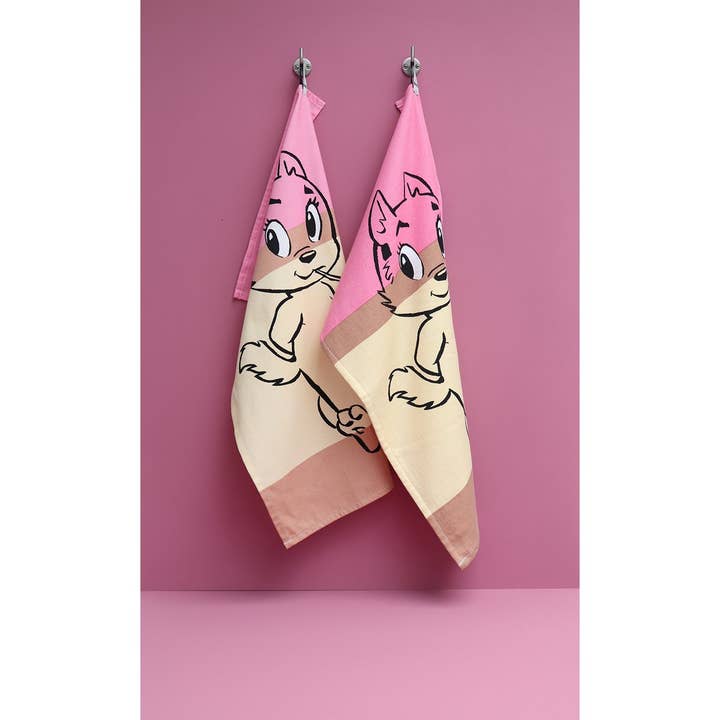 Hollandsche Waaren - Vendita all'ingrosso Strofinacci - Asciugamano da cucina Marten Toonder | TomPouce1