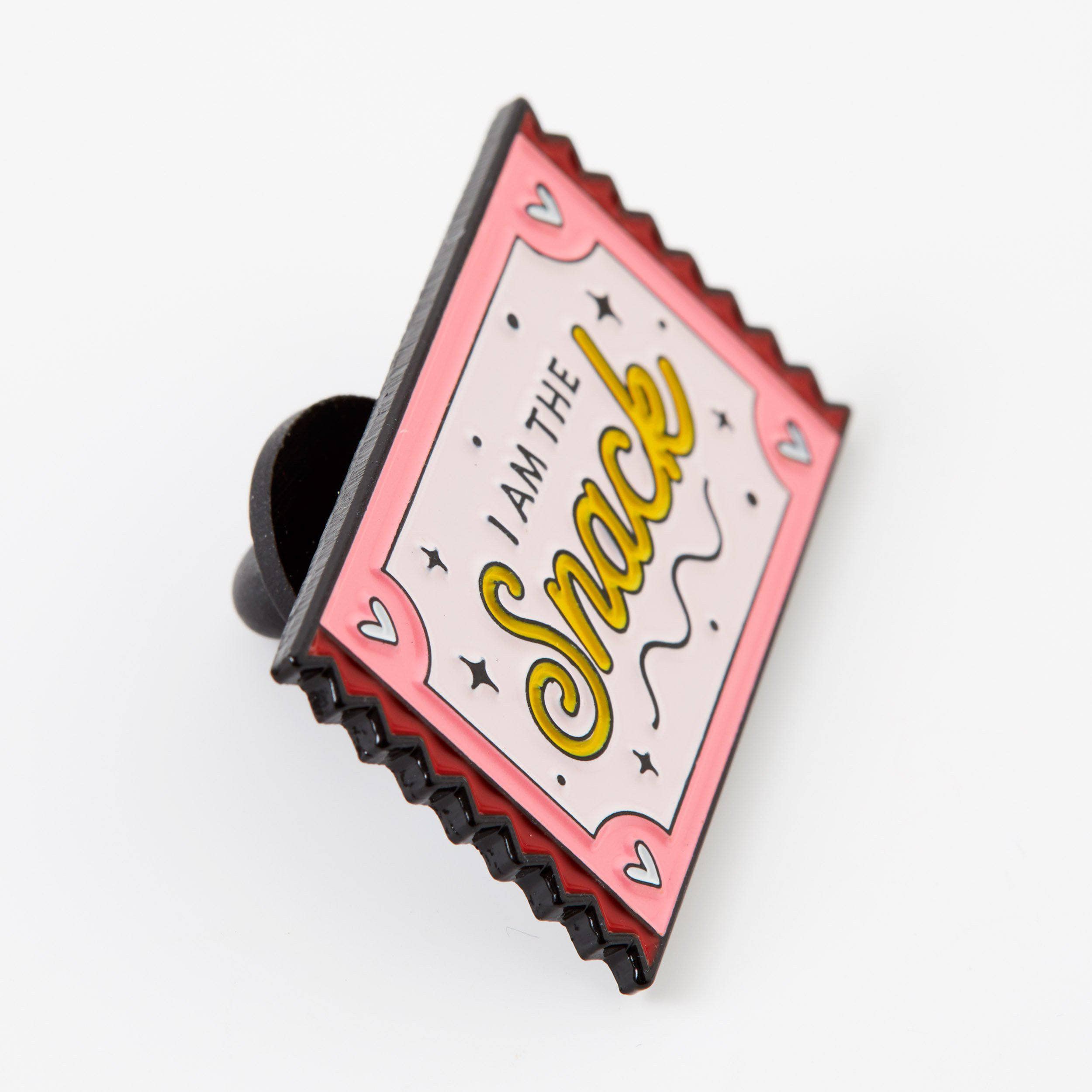 Punky Pins – wholesale Lapel pin/button – I Am The Snack Enamel Pin1