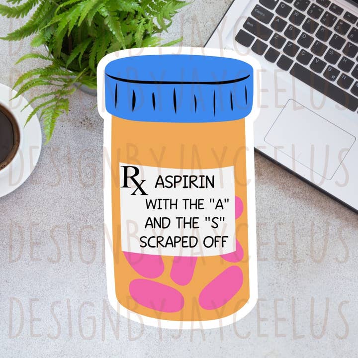 Art of a Story - Wholesale Sticker - Pirin Tablet Waterproof High Quality Sticker