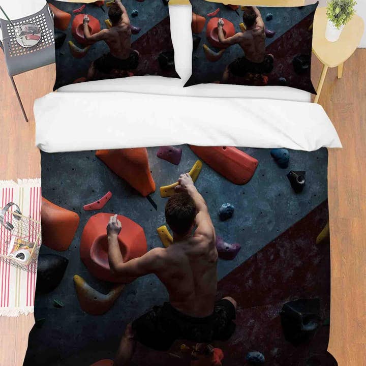 3D Sportklettern Bettbezug-Set Bettwäsche-Set Bettdeckenbezug Kissenbezüge 9 für den Großhandel von Jess Art Decoration