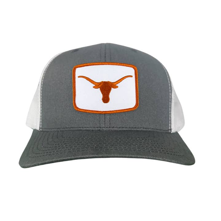 Last Stand Hats, LLC - Wholesale Trucker Hat - Unisex - Texas Longhorns Square Longhorn / Hats / 148 / UT9103 / MM
