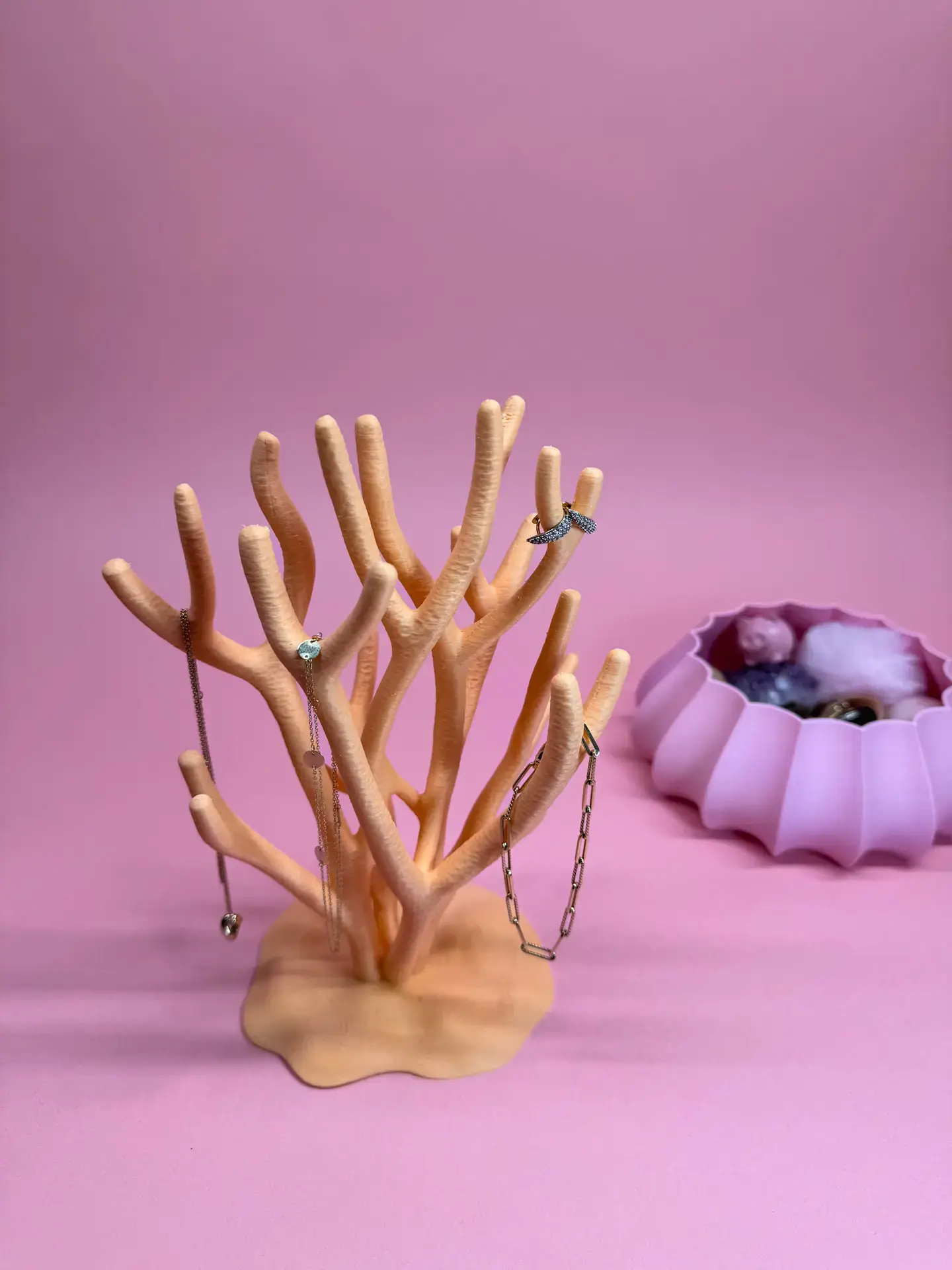 Roomberry - Vendita all'ingrosso Espositori e vetrine per gioielli - Portagioie a forma di corallo per collane, orecchini e elastici per capelli6