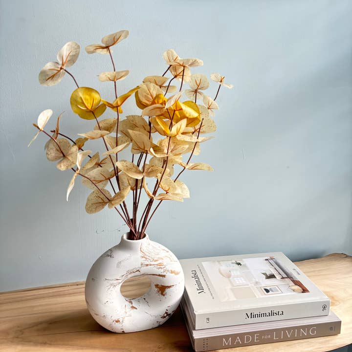 Fancy Concrete - Wholesale Vase - Donut Concrete Vase | Circular Hollow Vase4