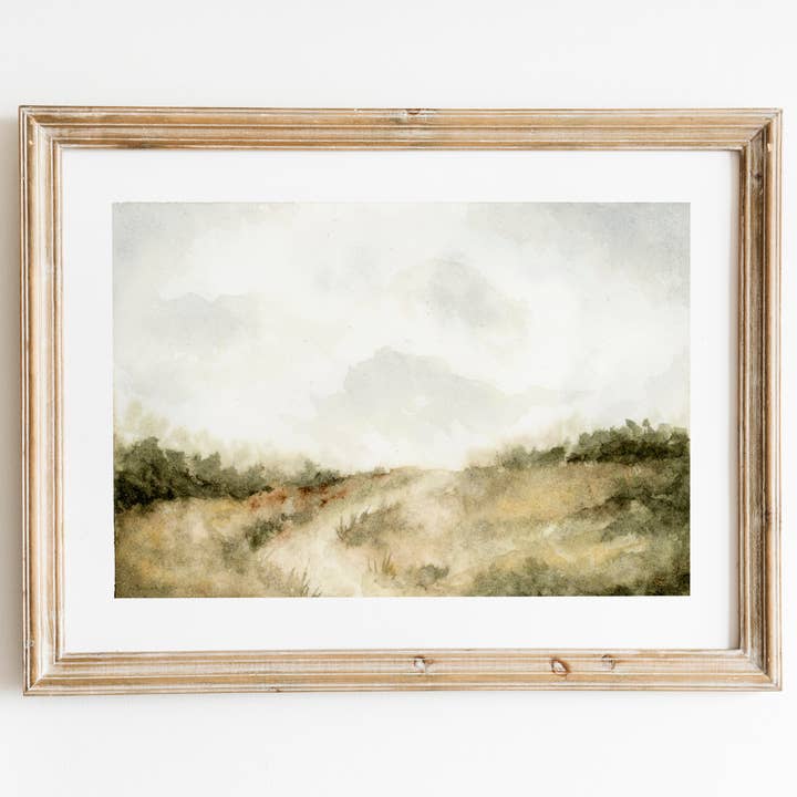 Serene Watercolor Landscape for wholesale by Sarah Jane Studio Art