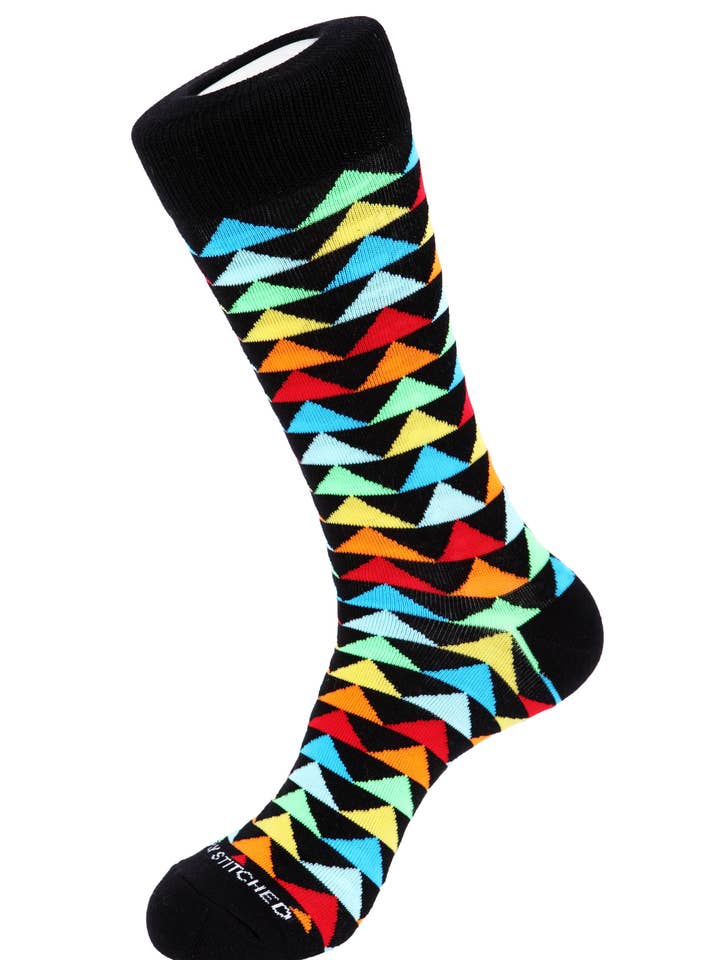 Repeat Triangle Socks for wholesale by Unsimply Stitched