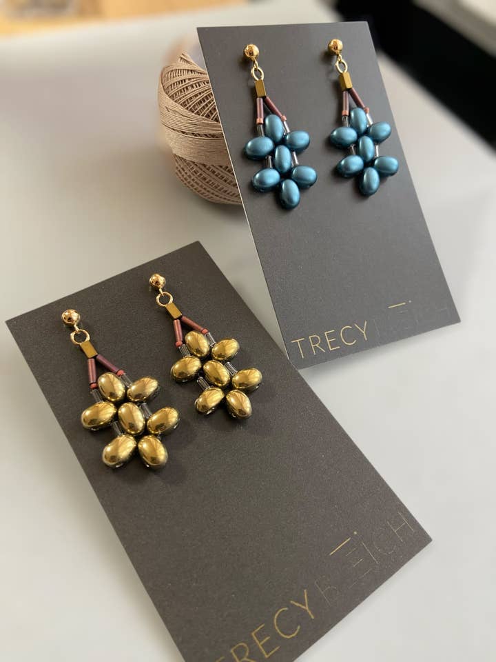Just Art Balloon French glass earrings for wholesale by Trecy Bleich