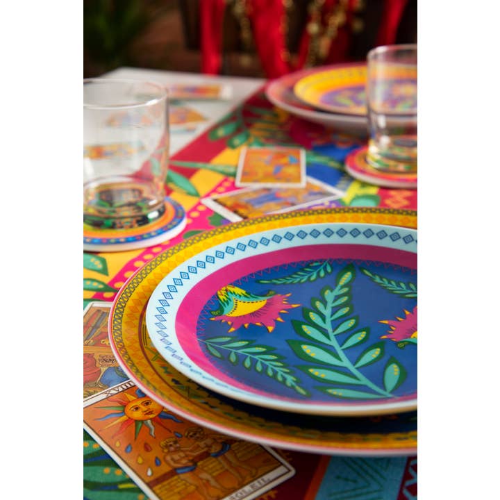 multicolour 18-Piece Dinnerware Set Gipsy Soul for wholesale on Faire2