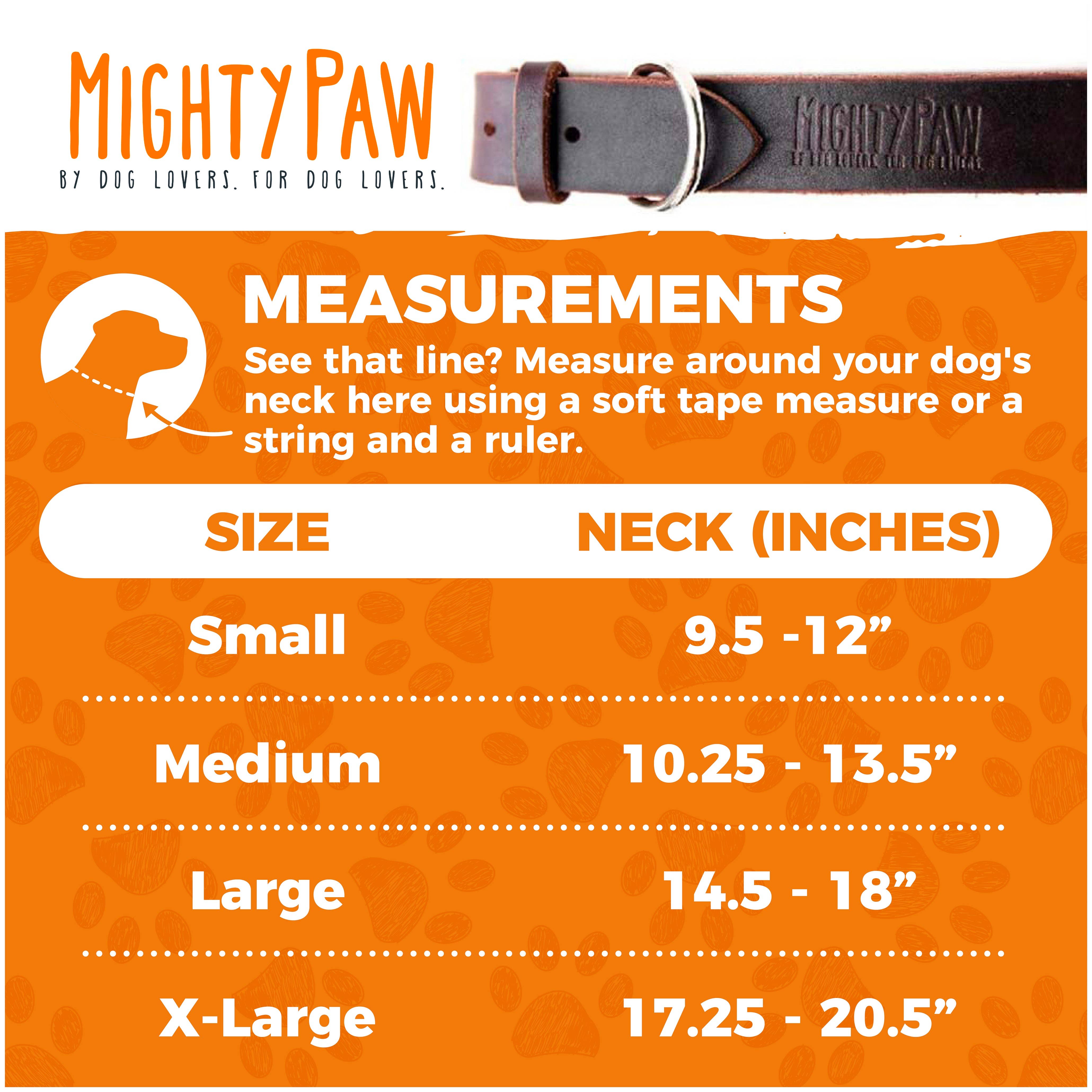 Mighty Paw - Wholesale Pet Collar - Dog - Leather Dog Collar - Distressed1