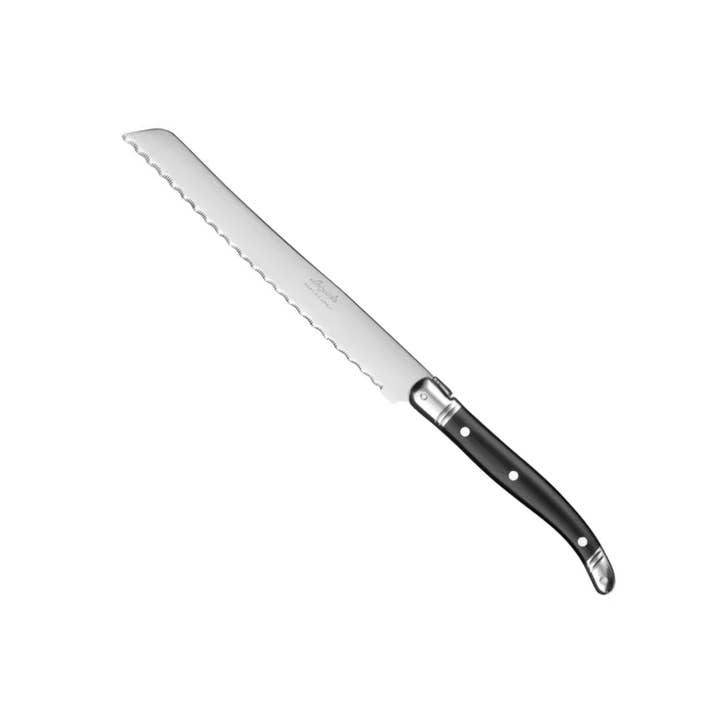Laguiole ® Bread Knife, Black Handle for wholesale by Clémentine Boutique