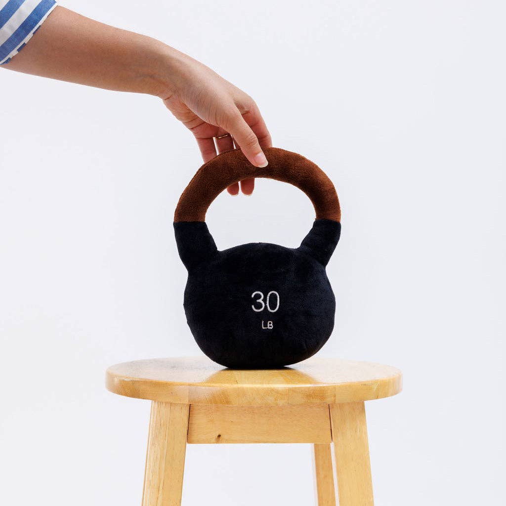 Both Tails - Wholesale Pet Squeaky Toy - Dog - Kettlebell Plush Dog Toy with Squeaker2