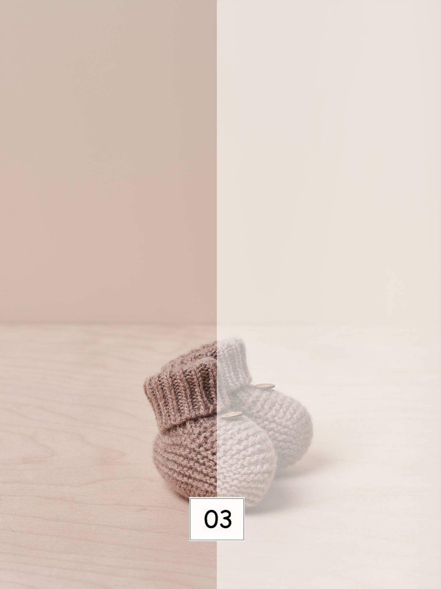 Wedoble: sustainable children's fashion - Wholesale Socks - Baby - Botas knitted in wool | LOVE IN WINTER DAYS6