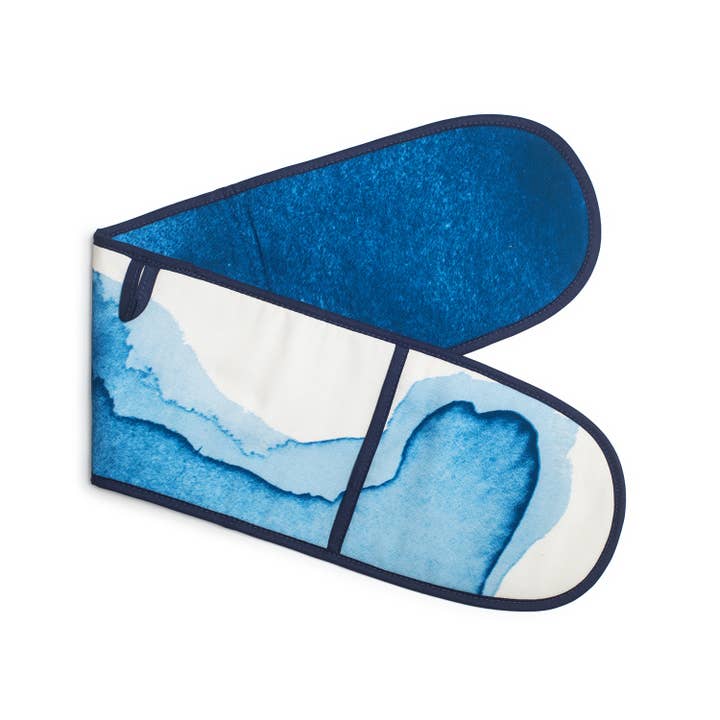 BlissHome - Wholesale Oven Mitt/Pot Holder - Rick Stein Double Oven Glove Harlyn Bay | Cotton Oven Mitts