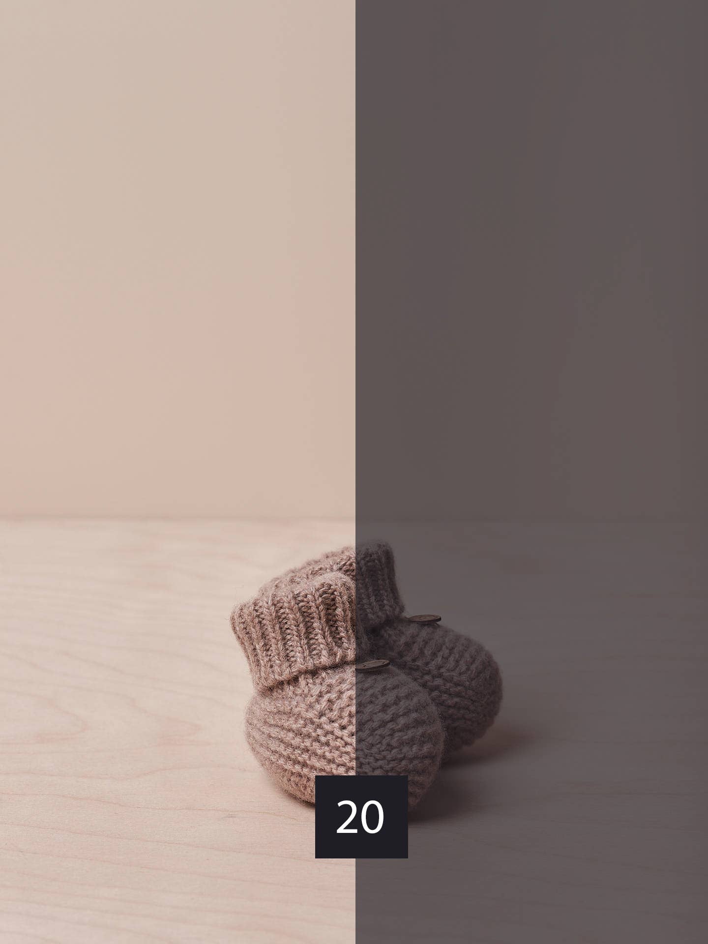 Wedoble: sustainable children's fashion - Wholesale Socks - Baby - Botas knitted in wool | LOVE IN WINTER DAYS1